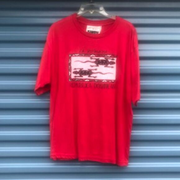 Tee Shirt . Size: Extra Large {16/18} . La Romana Dominican Republic Caribe Art - Picture 1 of 4